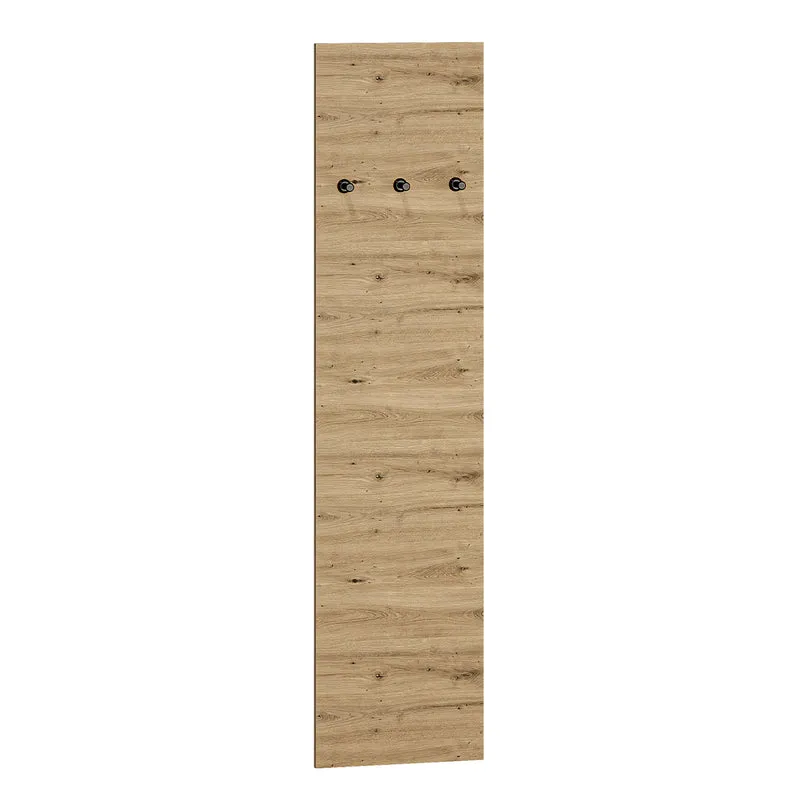 Porte-manteau mural 3 patères Liora Bois