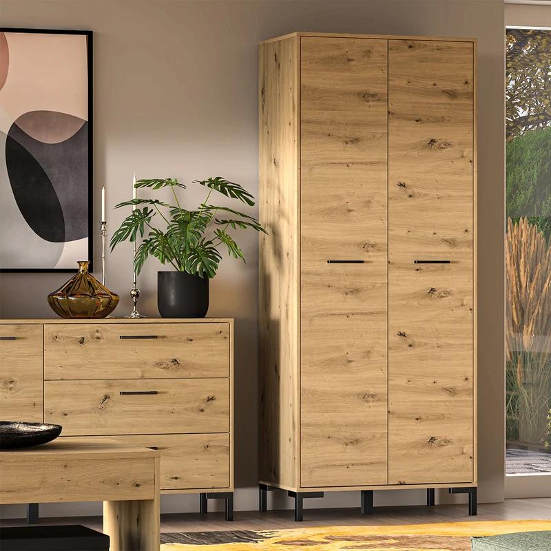 Armoire 2 portes Liora Bois