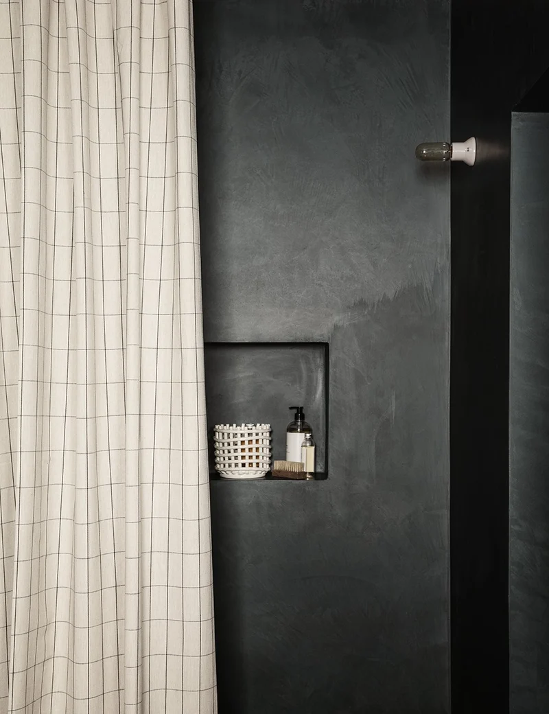 cortina ducha chambray