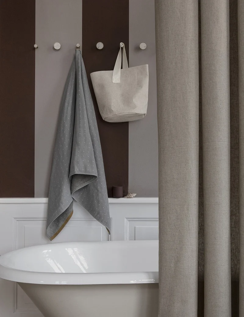 cortina ducha chambray