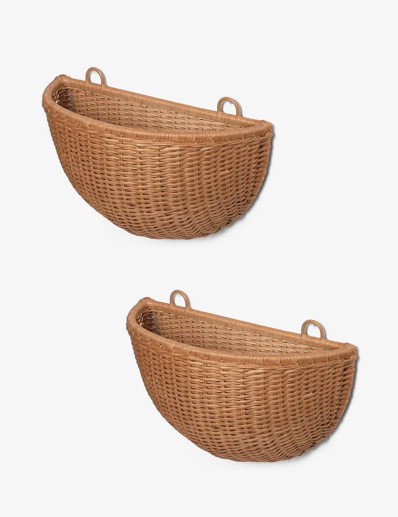 braided wall pockets set