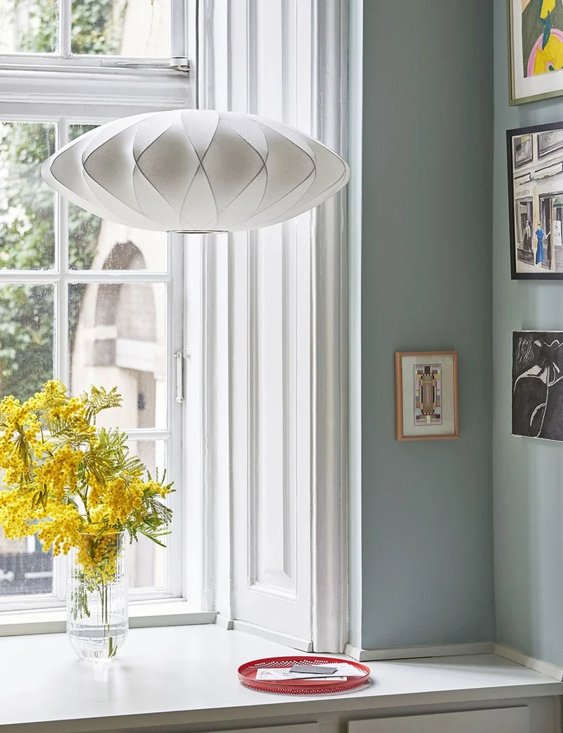 nelson saucer crisscross pendant