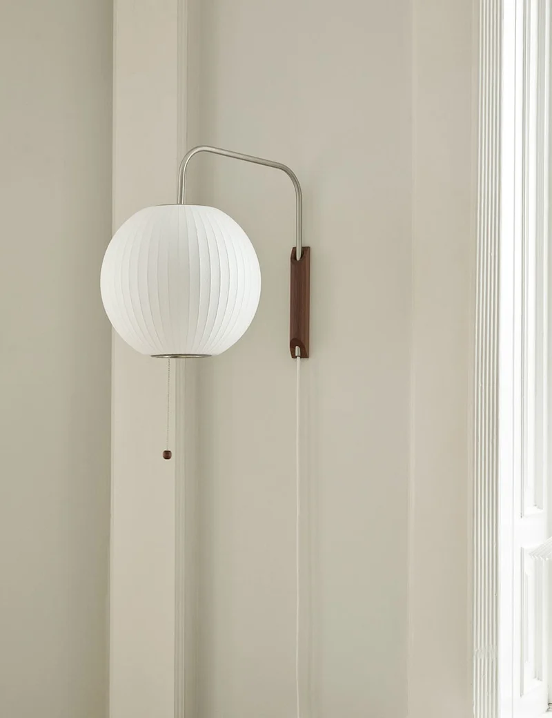 nelson ball wall lamp