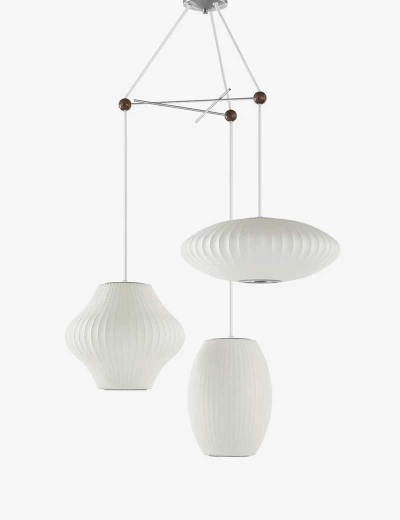 fixture for triple bubble lamp