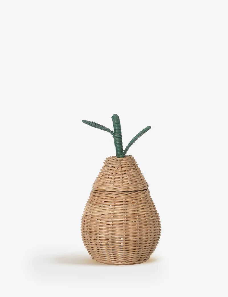 pear braided storage small