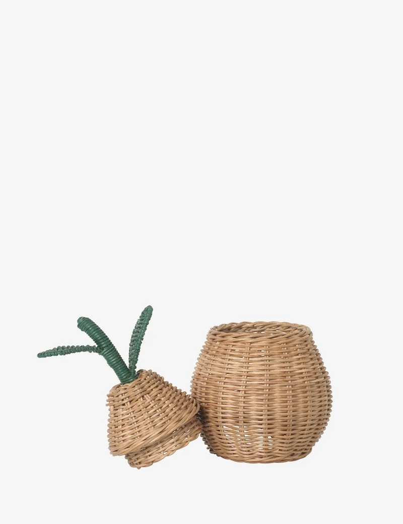 pear braided storage small