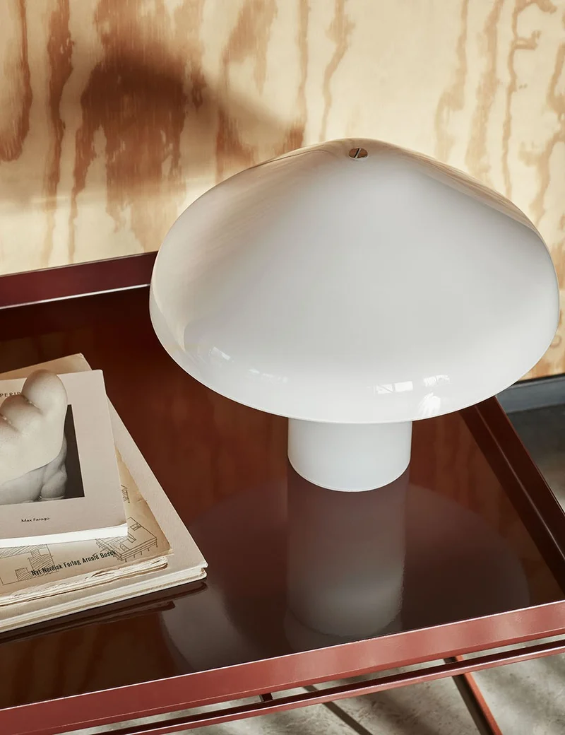 pao glass table lamp