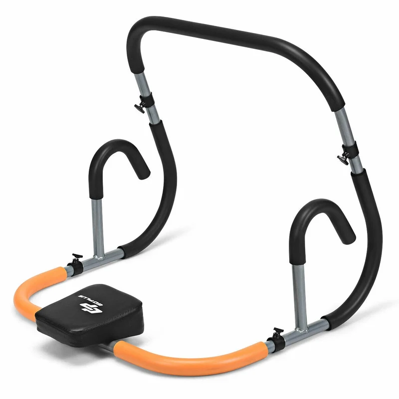 Portable Ab Fitness Crunch Machine, Black