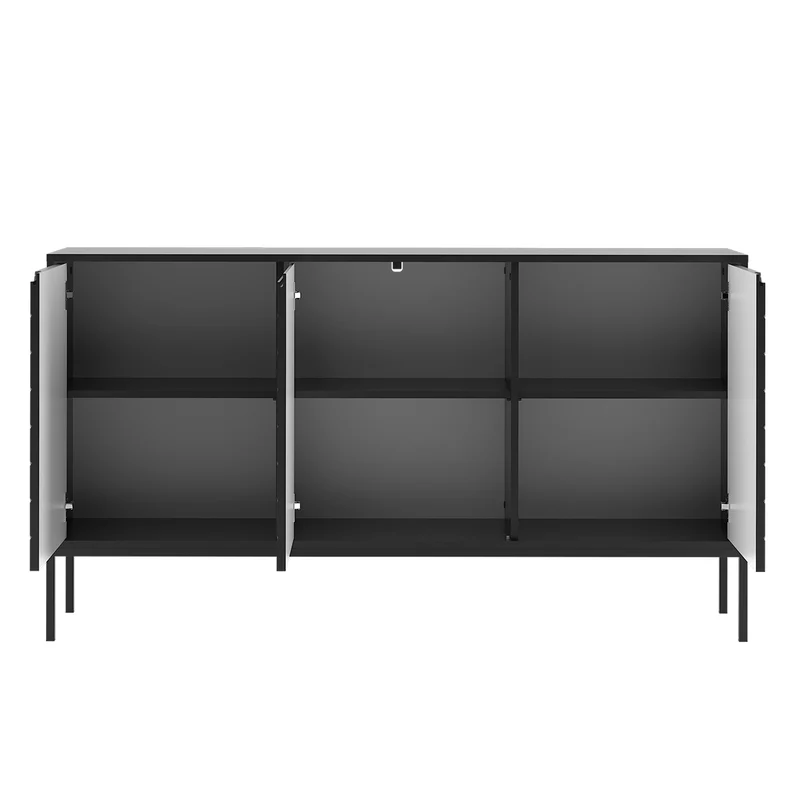 Buffet 3 portes Daria Noir