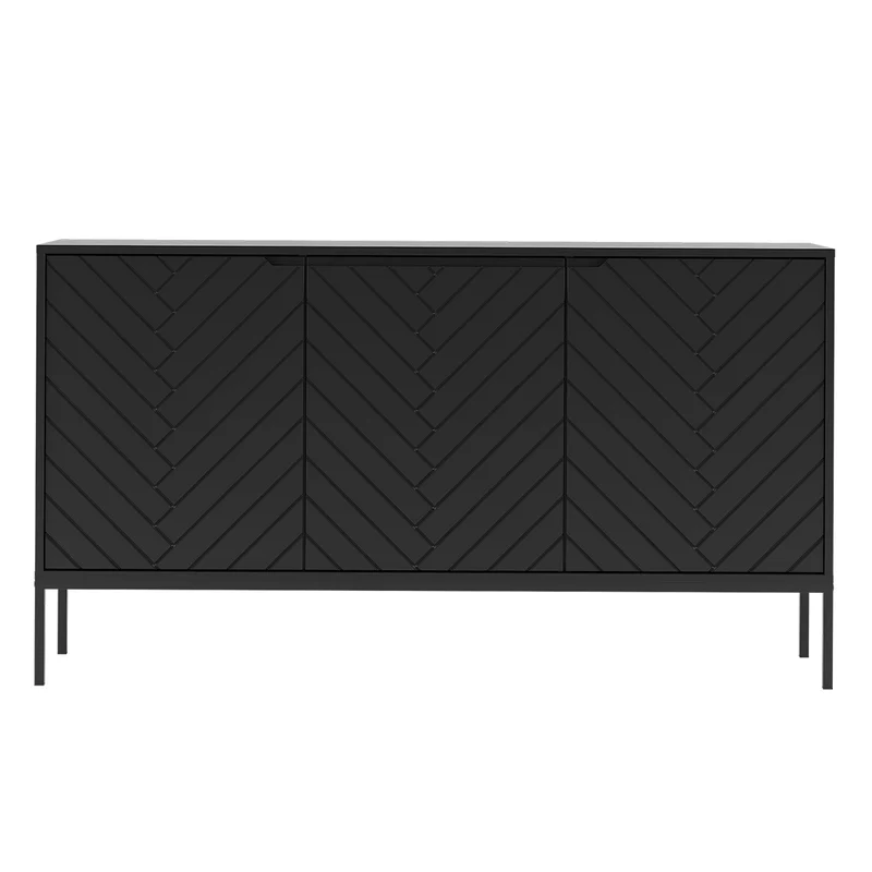 Buffet 3 portes Daria Noir