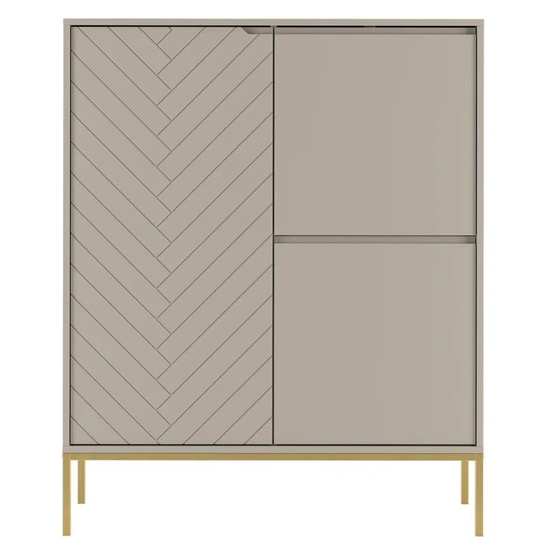Buffet haut 3 portes Daria Cachemire