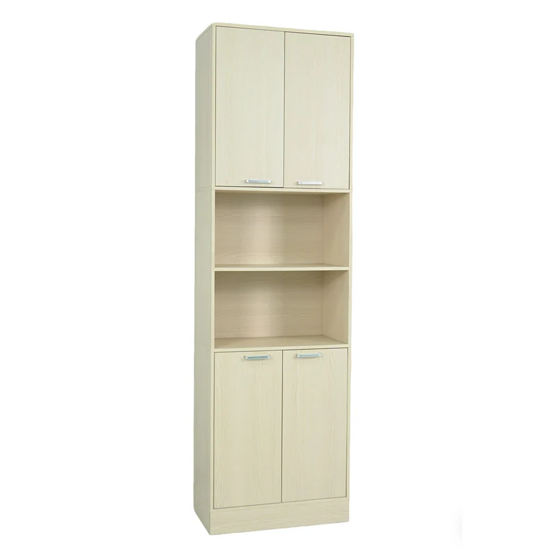 75 Inch Tall Kitchen Pantry Cabinet, Beige