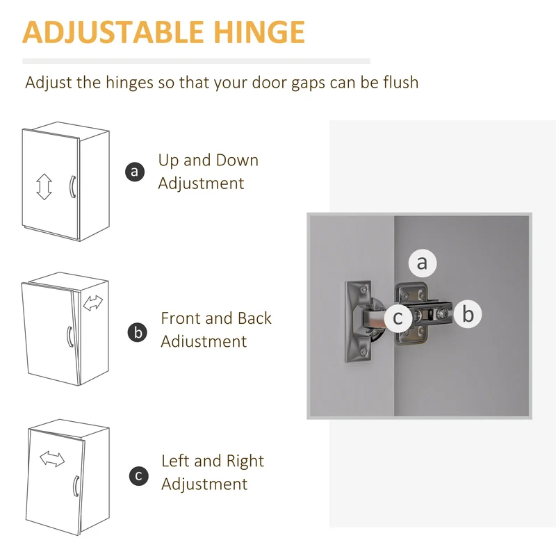 Mobile 5-Drawer Filing Cabinet, Door, Adjustable Shelf, Rolling