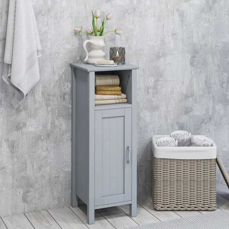 2-Tier Bathroom Storage Cabinet, Gray
