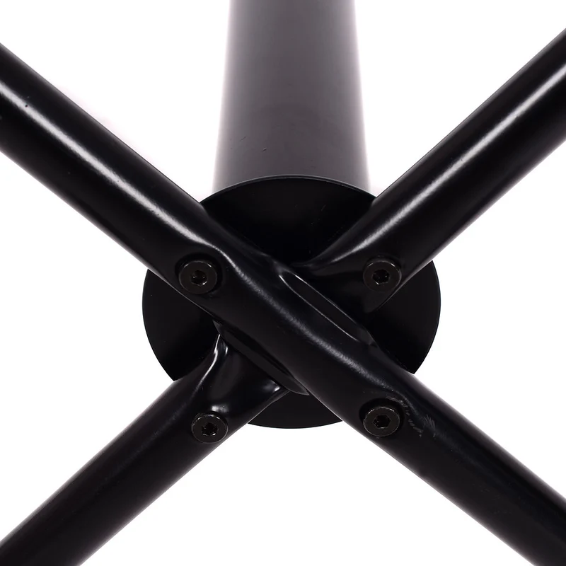 Metal Coat Rack with 12 Hooks, Black