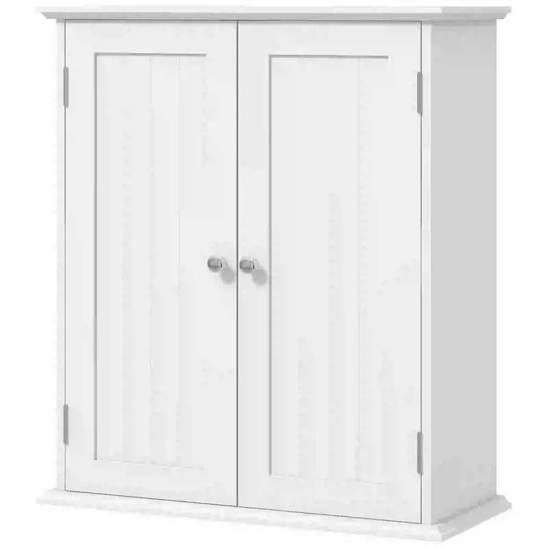 Bathroom Medicine Cabinet, 2 Doors, Adjustable Shelf, Over Toilet
