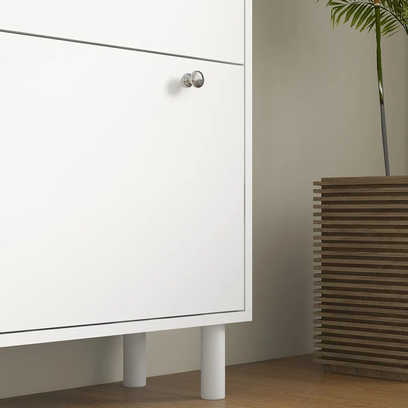 Shoe Storage, 3 Flip Drawers, Adjustable Shelves, 24 Pairs, White