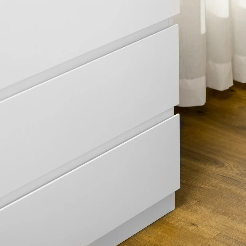 5 Drawer Chest, Dresser for Bedroom, Zinc Alloy Runners