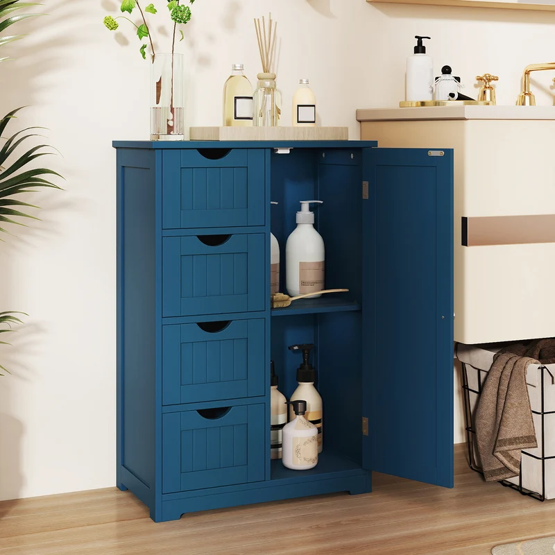 Bathroom Cabinets - Prussian Blue Collection, Dark Blue