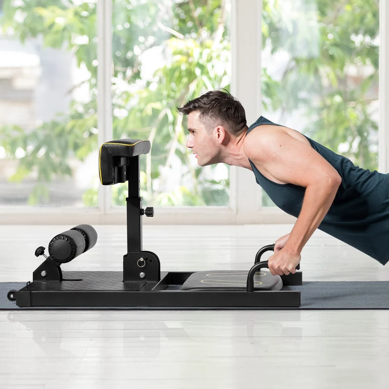 8-In-1 Home Gym Multifunction Squat Fitness Machine, Black