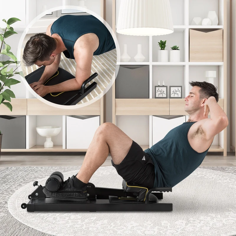 8-In-1 Home Gym Multifunction Squat Fitness Machine, Black