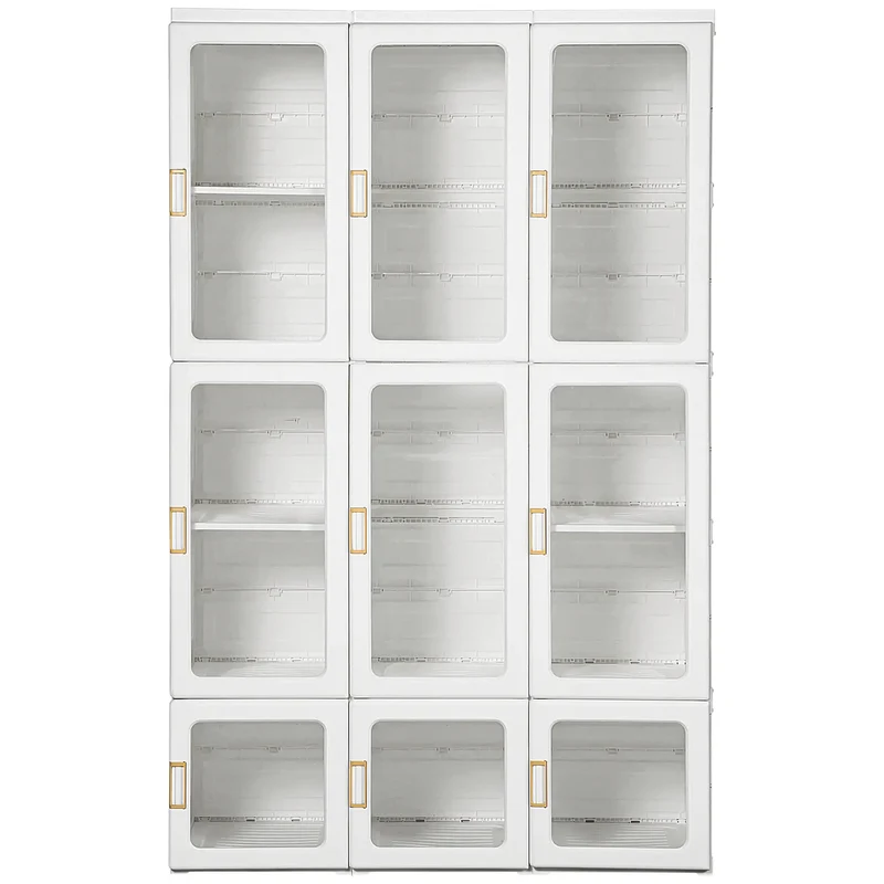 Portable Wardrobe Closet, Foldable Clothes Organizer, White