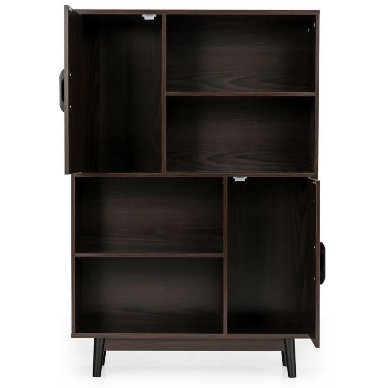 Sideboard Storage Cabinet, Dark Brown