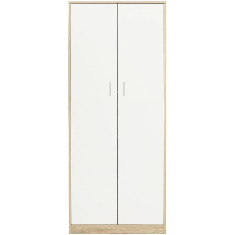 Armoire Viva Chêne et Blanc - 190cm
