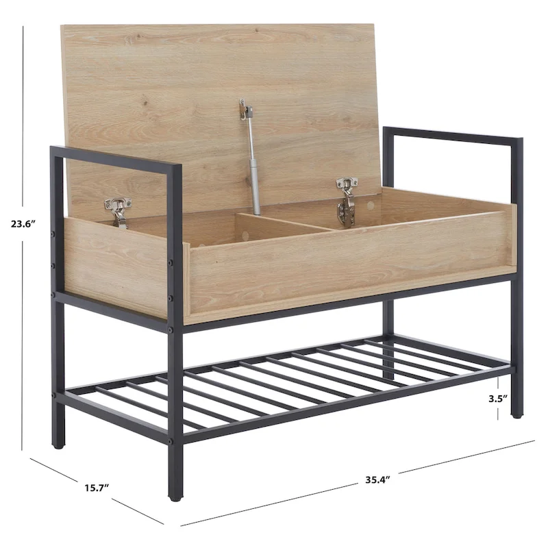 Banc de rangement - 35 L x 16 P x 24 H