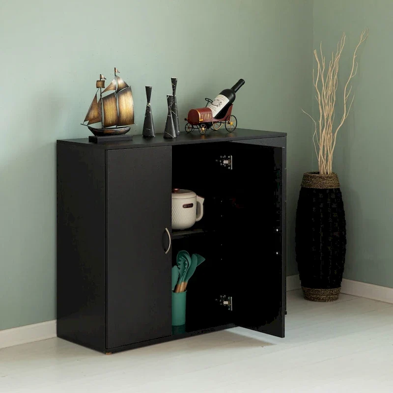 33 Meuble Buffet Vaisselier avec Rangement, Plateau Spacieux, Grands Tiroirs et Étagère Ajustable - Organiseur et Rangement de Cuisine
