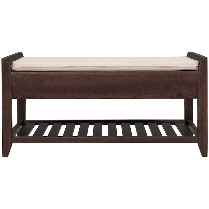 Banc de rangement d'entrée moderne multifonction avec siège rembourré et tiroirs