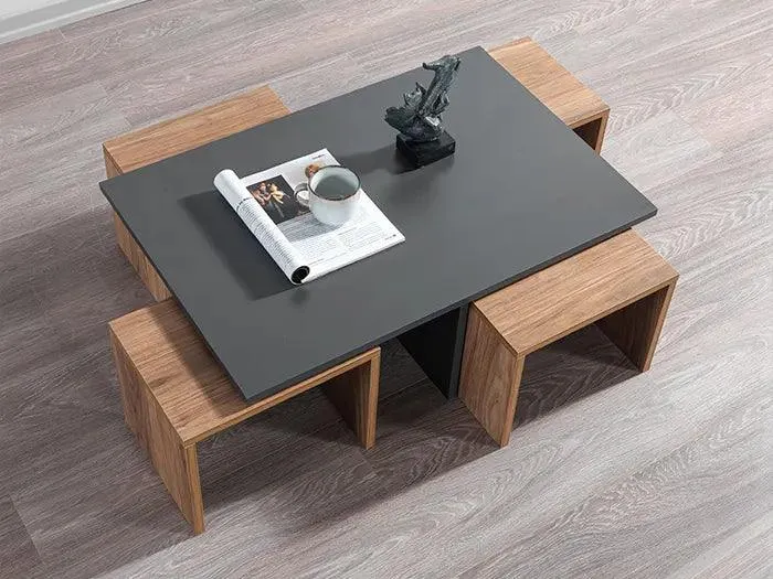 Ensemble Meuble TV+ Table basse + 2 tables d'appoint
