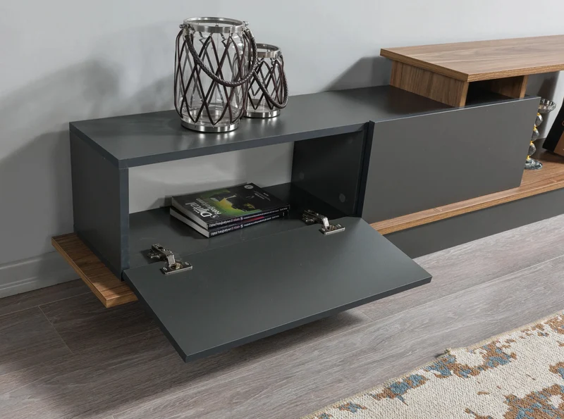 Ensemble Meuble TV+ Table basse + 2 tables d'appoint