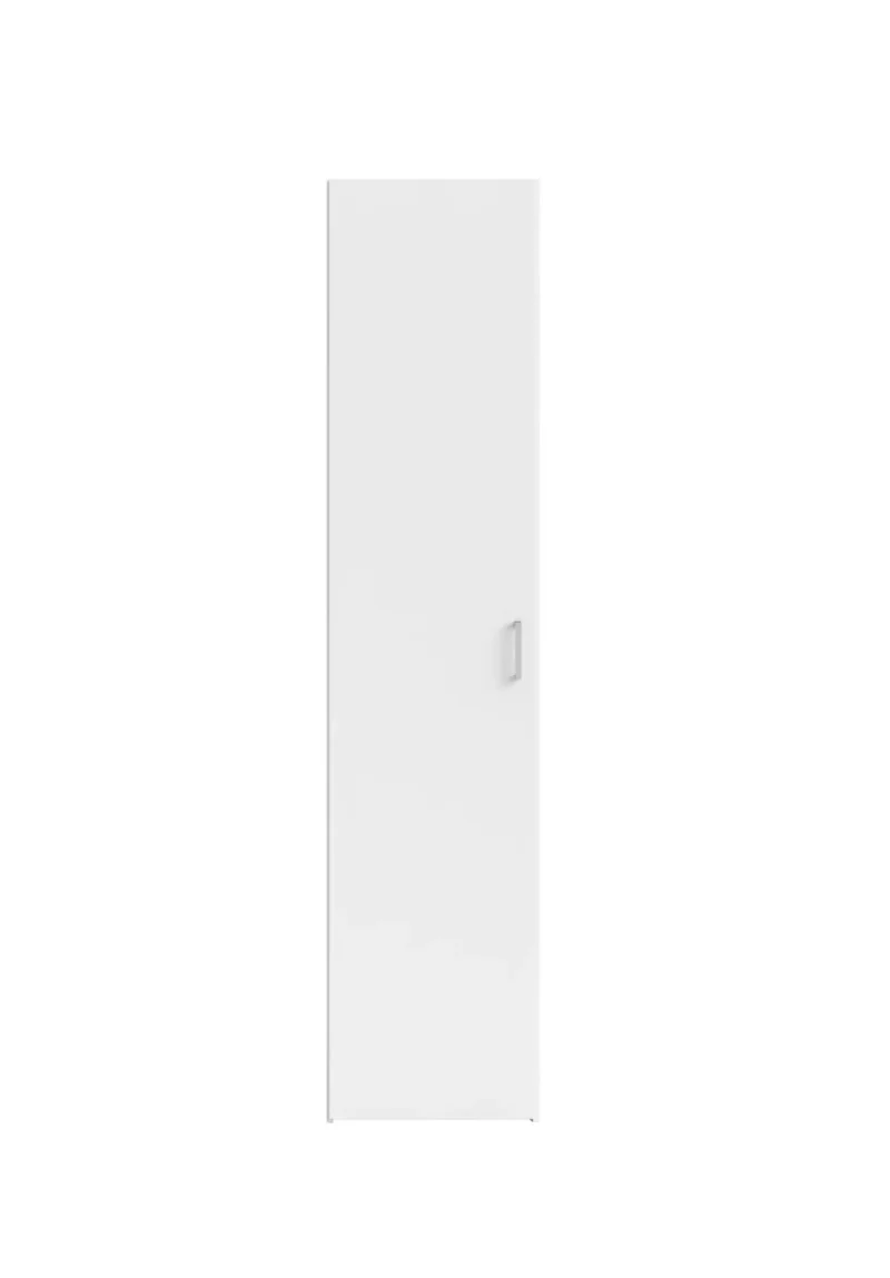Armoire ANDRUP Blanc - 176 cm - avec 1 porte Blanc