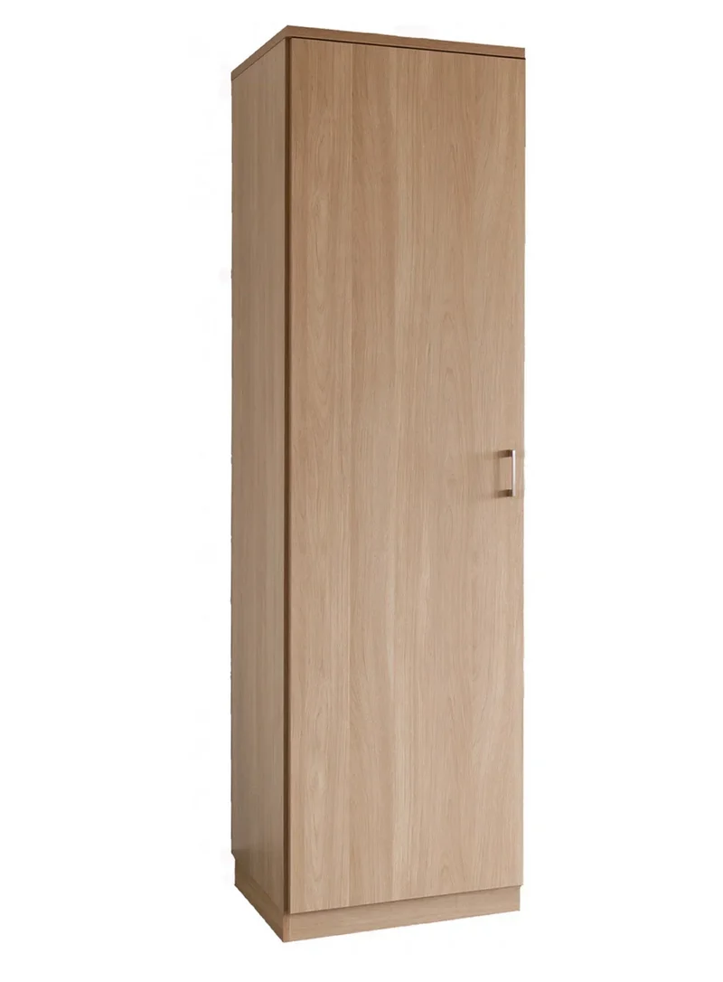 Armoire ANDRUP Blanc - 176 cm - avec 1 porte Blanc