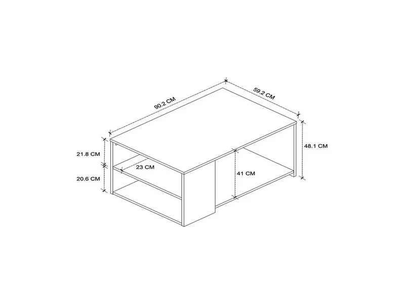 Table Basse avec rangement KAYA