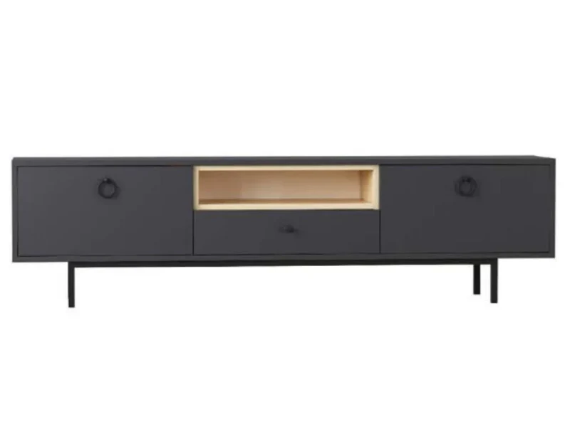 Meuble TV BARS Anthracite