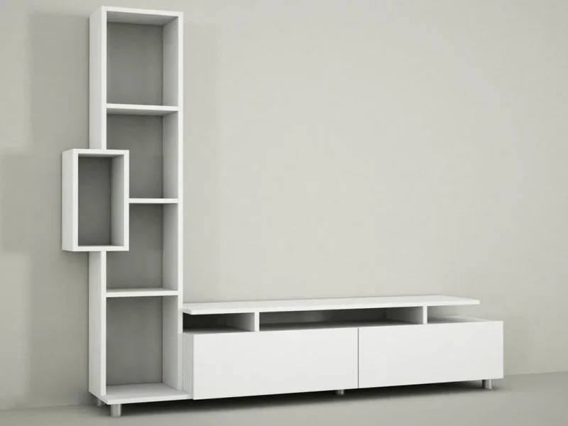 Meuble TV TULIP - Blanc