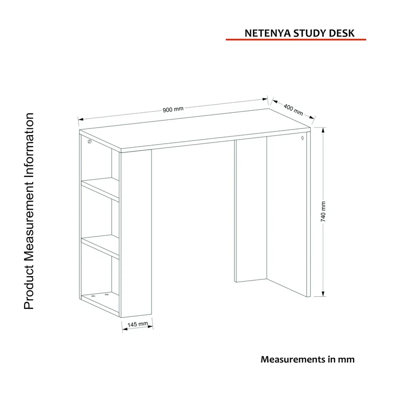 Bureau NETENYA 90 cm