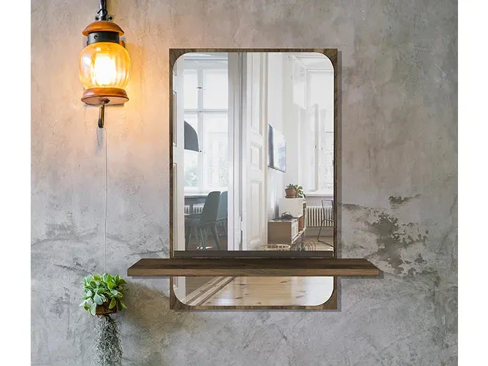 Miroir Ekol avec cadre en bois