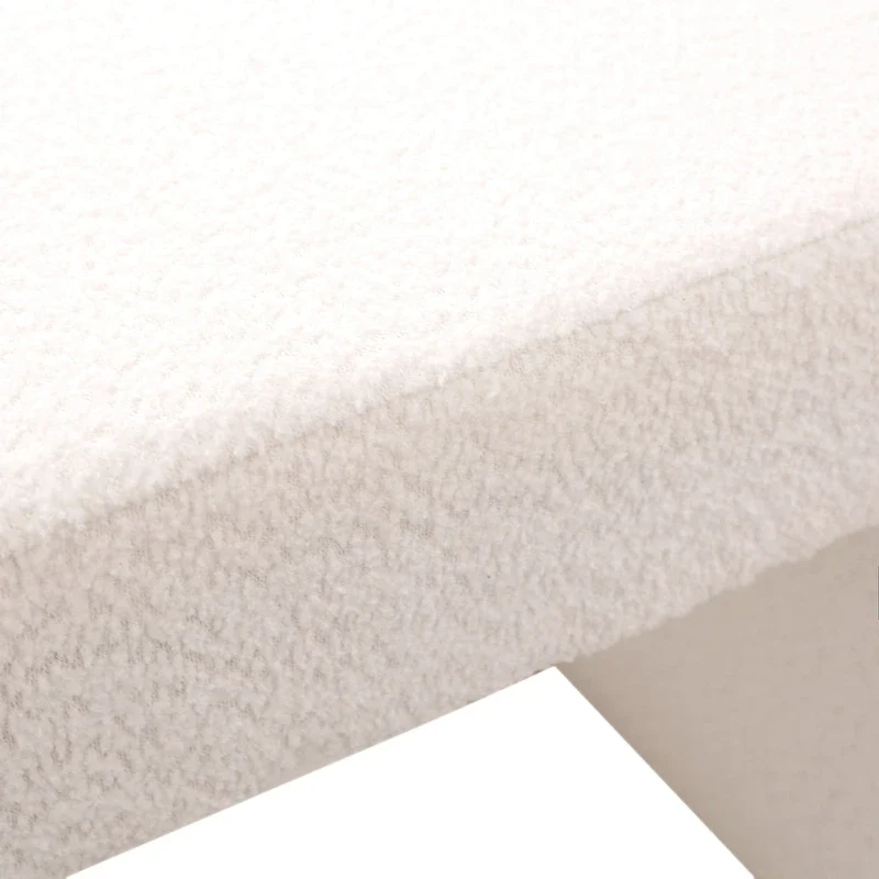 26 bancs modernes rembourrés en velours ou bouclette avec siège en mousse matelassée pour salon, chambre, bureau à domicile