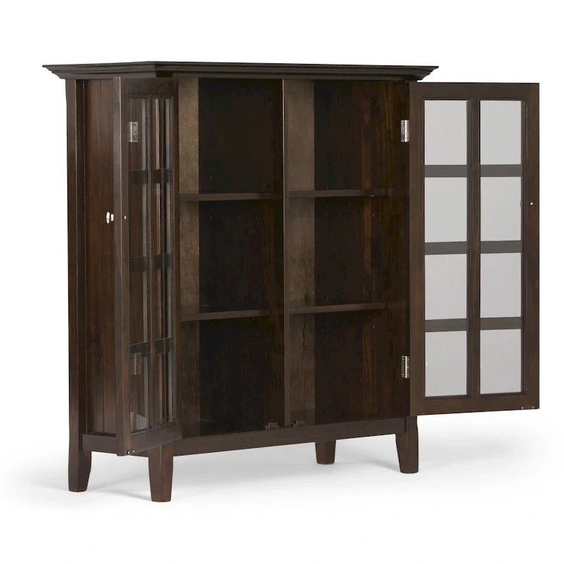 39-in. Solid Wood Storage Cabinet - 39w x 17d x 42.2h