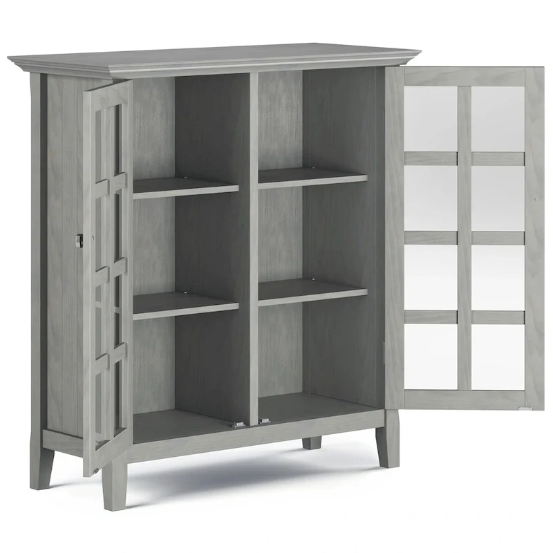 39-in. Solid Wood Storage Cabinet - 39w x 17d x 42.2h