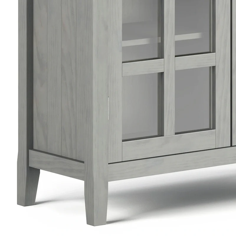 39-in. Solid Wood Storage Cabinet - 39w x 17d x 42.2h