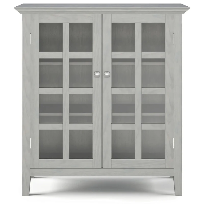 39-in. Solid Wood Storage Cabinet - 39w x 17d x 42.2h