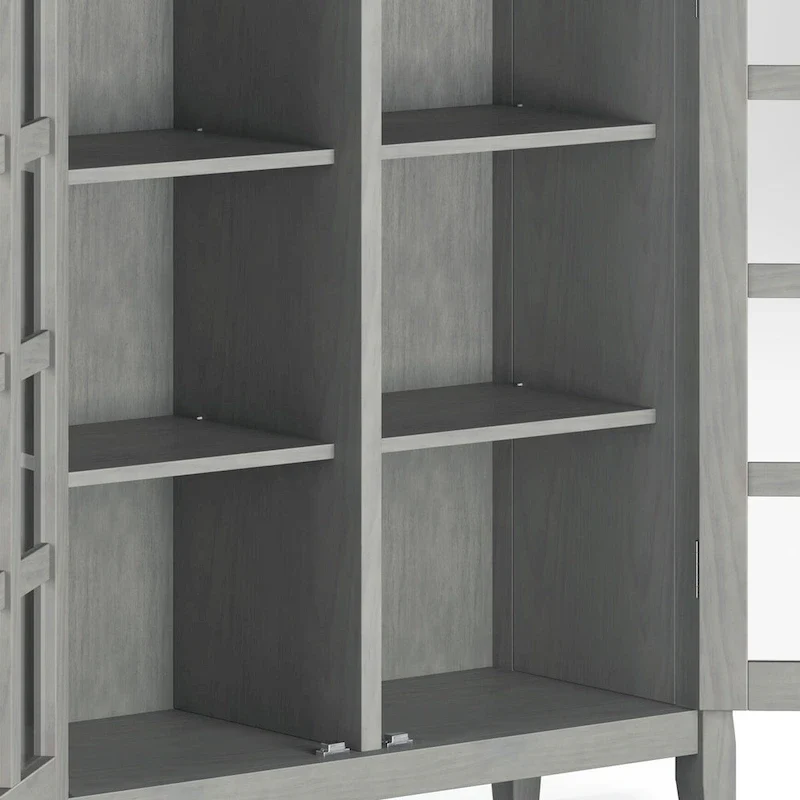 39-in. Solid Wood Storage Cabinet - 39w x 17d x 42.2h