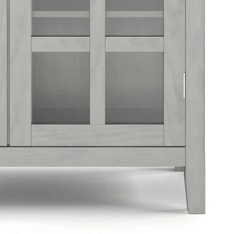39-in. Solid Wood Storage Cabinet - 39w x 17d x 42.2h