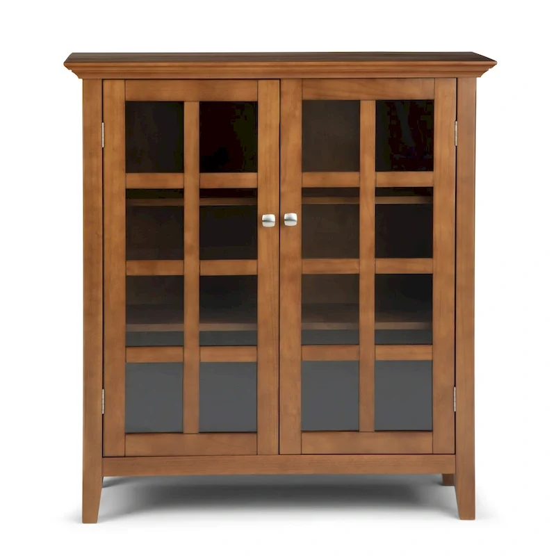 39-in. Solid Wood Storage Cabinet - 39w x 17d x 42.2h