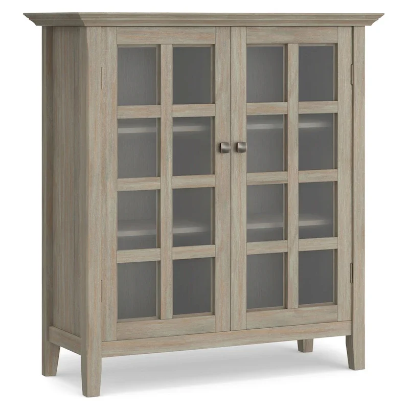 39-in. Solid Wood Storage Cabinet - 39w x 17d x 42.2h