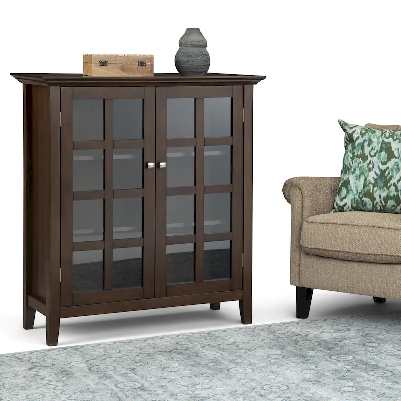 39-in. Solid Wood Storage Cabinet - 39w x 17d x 42.2h